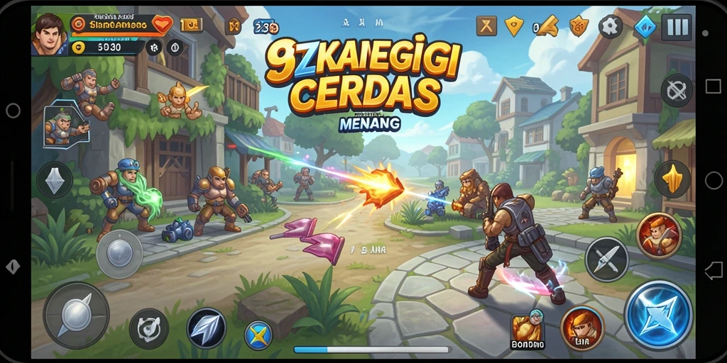 Screenshot menampilkan gameplay strategis yang mendebarkan dalam 9ZKGAMES.
