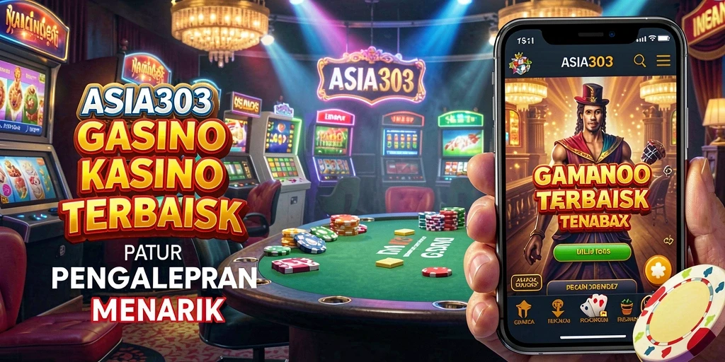 Tampilan gameplay ASIA303 dengan berbagai pilihan permainan Kasino.