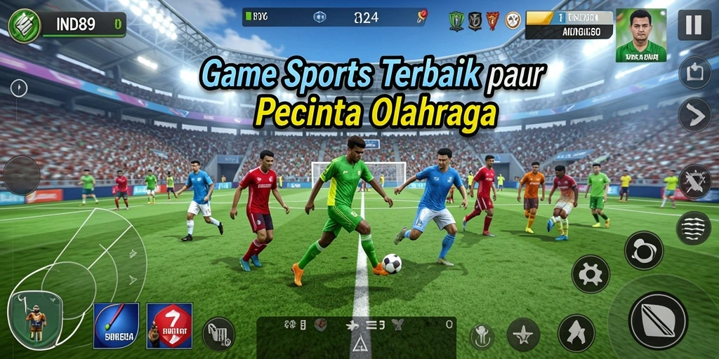 Tampilan gameplay seru dan mendebarkan dalam aplikasi IND89.