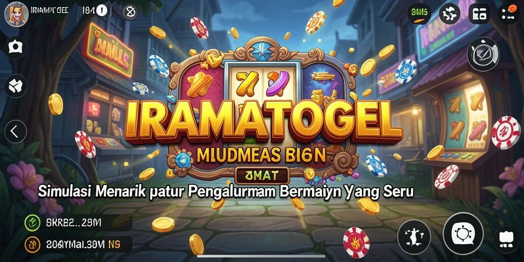 Tampilan screenshot gameplay <strong>IRAMATOGEL</strong> yang menampilkan interaksi seru dalam simulasi.