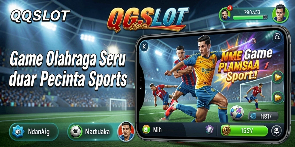 Tampilan seru dari gameplay olahraga QQSLOT.