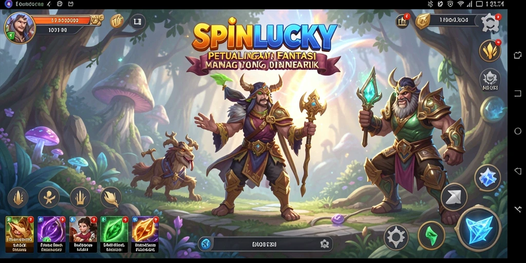 Tampilan menarik dari gameplay SPINLUCKY yang penuh aksi RPG.