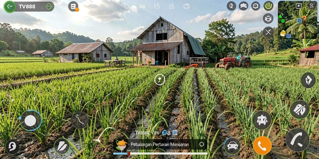 Tampilan gameplay TV888 yang penuh warna dan menarik.