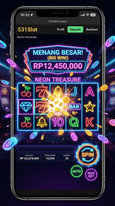 Pengguna menikmati pengalaman navigasi yang mudah dengan 531slot.